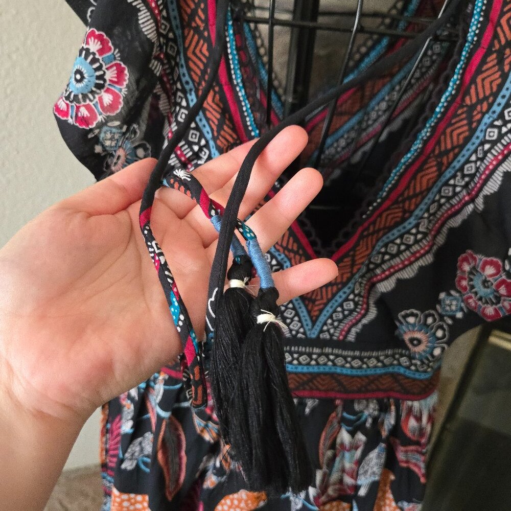 NWT Anthtopologie V-Neck Plunge Tunic Tribal Dress - Picture 11 of 16